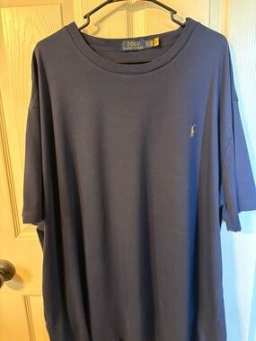 Ralph Lauren Navy Short Sleeve Crew Neck T-Shirt with Pony Logo